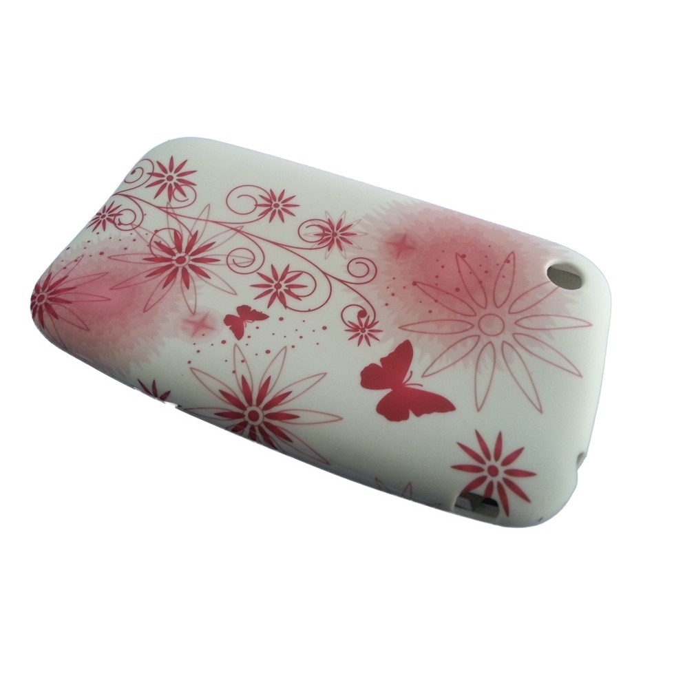 Husa Iphone 3 din Silicon Model Spring Affair Culoare Alba