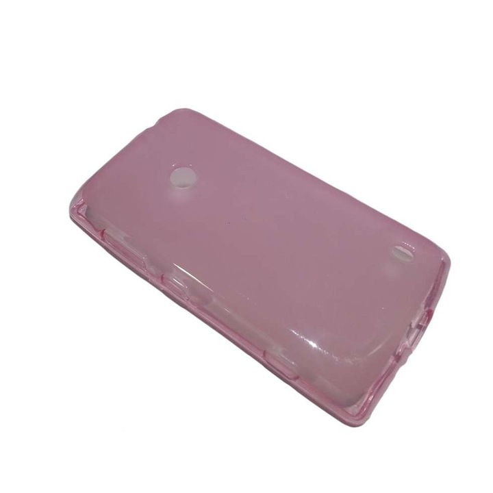 Nokia Lumia 520 Silicon Case Simple Модел розов цвят
