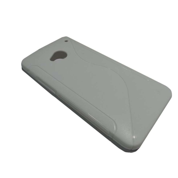 HTC One Silicone Case Модел S Line Бял Цвят