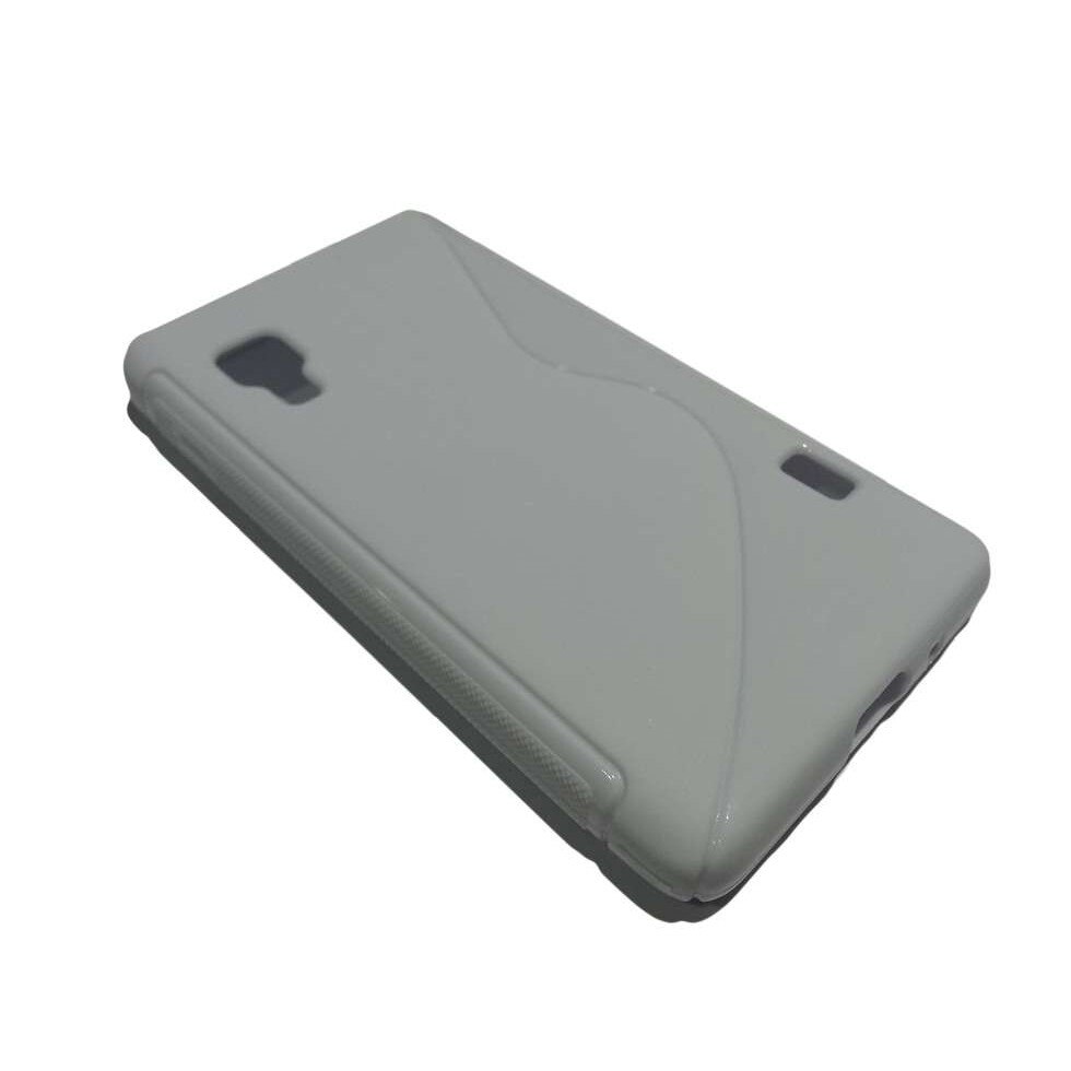 Husa LG Optimus L5 2 E460 din Silicon Model S Line Culoare Alba