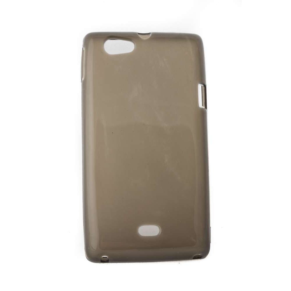 Husa Sony Ericsson Xperia Miro LT23i / ST23i din Silicon Model Simplu Culoare Fumurie