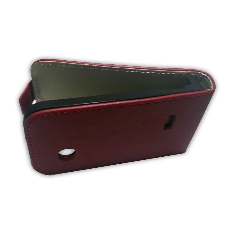 Husa Sony Ericsson Xperia Tipo ST21i - piele ECO rosie