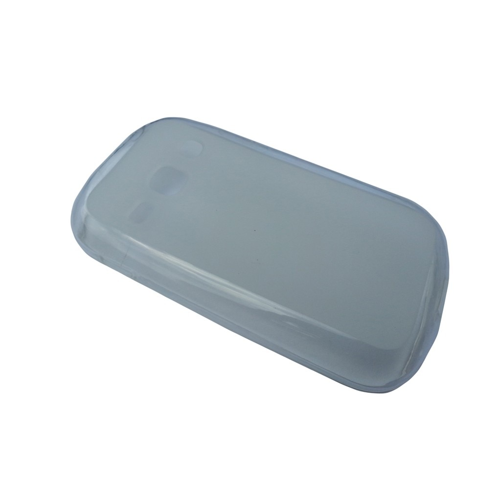 Husa Samsung Galaxy Fame S6810 din Silicon Model Simplu Culoare Alba