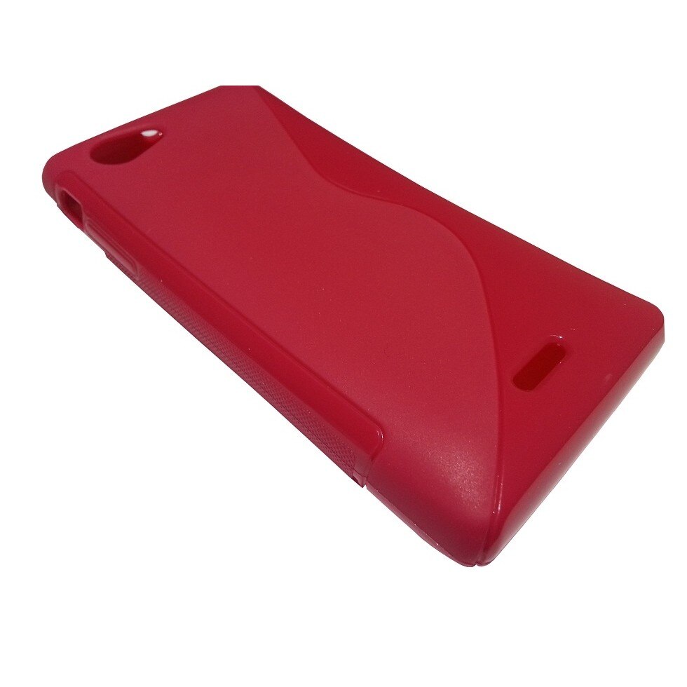 Husa Sony Ericsson Xperia J ST26i din Silicon Model S Line Culoare Roz
