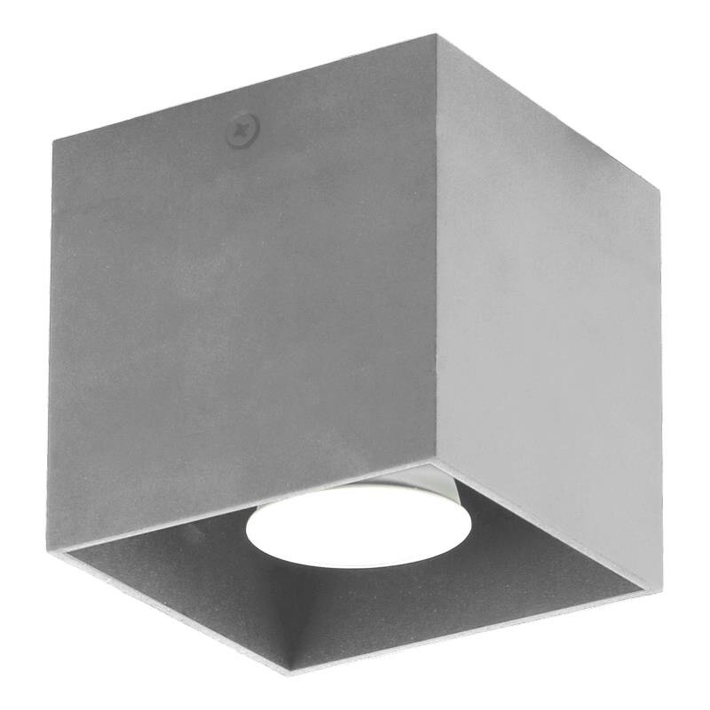 Plafoniera Quado Lampex, GU10, 1x40W, Gri