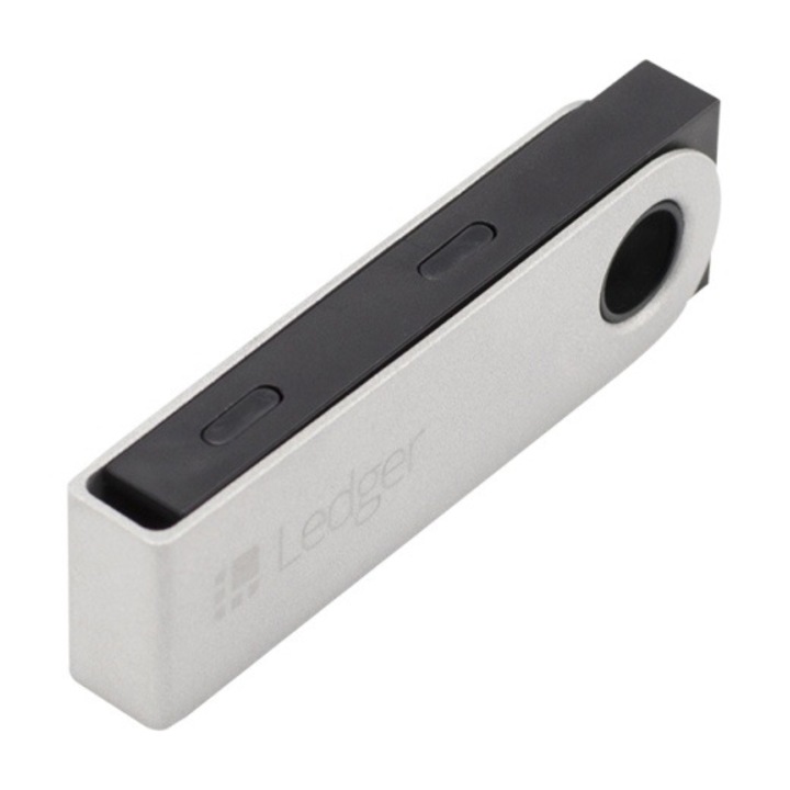 Ledger Nano S Kripto pénztárca, Bitcoin, Ethereum, Dash, ZCash és más virtuális pénznemek számára