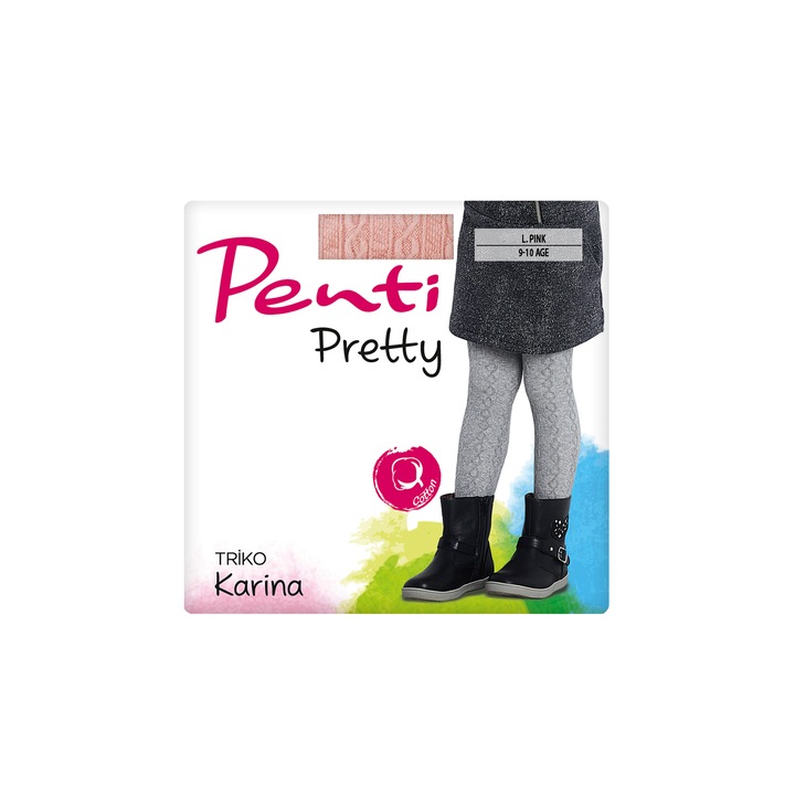 Gyermek harisnyanadrag, Karina 180D, Rózsaszín