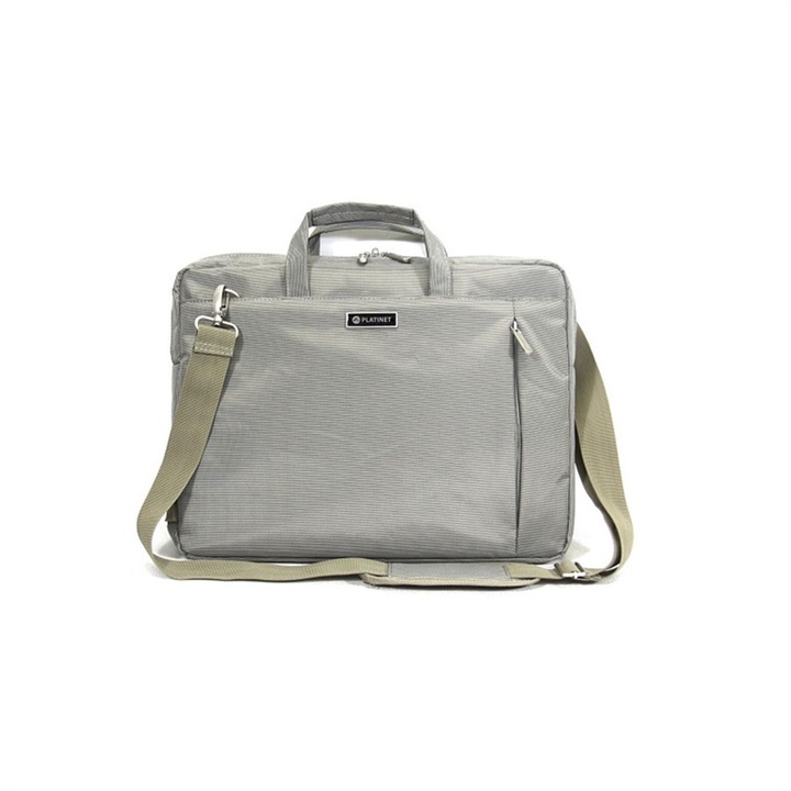 Geanta pentru notebook, PLATINET, 15.6", COLECTIA YORK, Gri