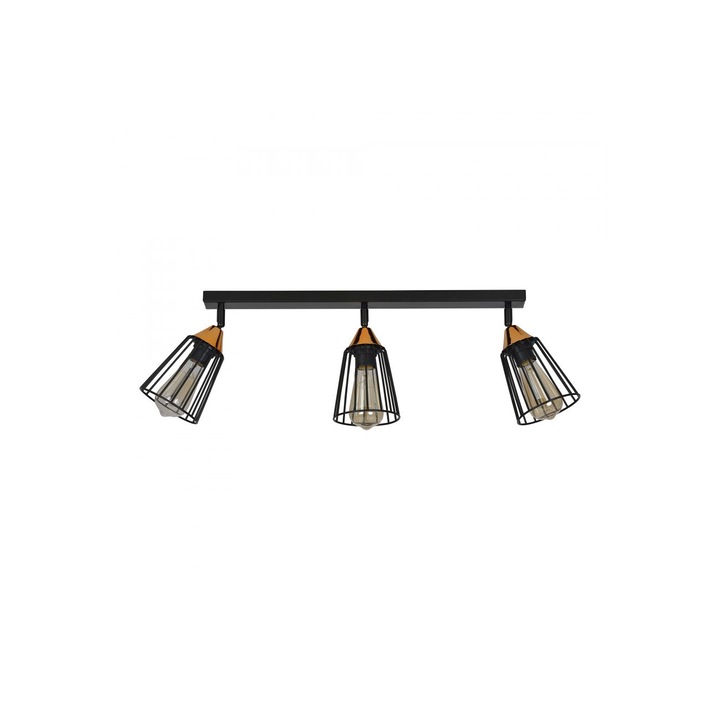Спот Emibig Vesta 5, 3X60W, Черен