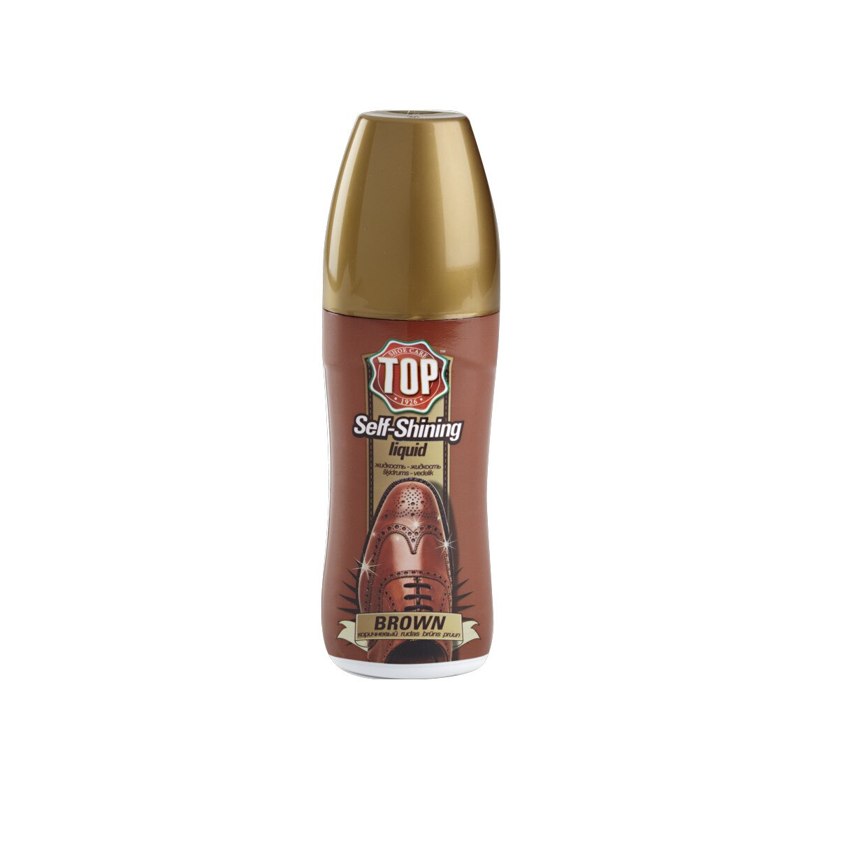 Crema lichida Top pentru incaltaminte Maro 75 ml