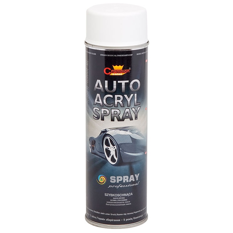 Spray vopsea Profesional CHAMPION EVO RAL ALB LUCIOS 400ml