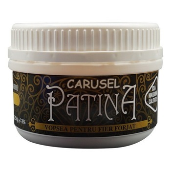 Vopsea pentru fier forjat PATINA , Auriu, 0.25 kg Carusel Vopsea pentru fier forjat PATINA , Auriu, 0.25 kg Carusel