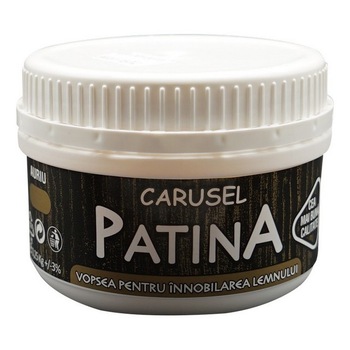 Vopsea pentru innobilarea lemnului PATINA , Auriu, 0.25 kg Carusel Vopsea pentru innobilarea lemnului PATINA , Auriu, 0.25 kg Carusel
