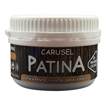 Vopsea pentru innobilarea lemnului PATINA , Bronz, 0.25 kg Carusel Vopsea pentru innobilarea lemnului PATINA , Bronz, 0.25 kg Carusel
