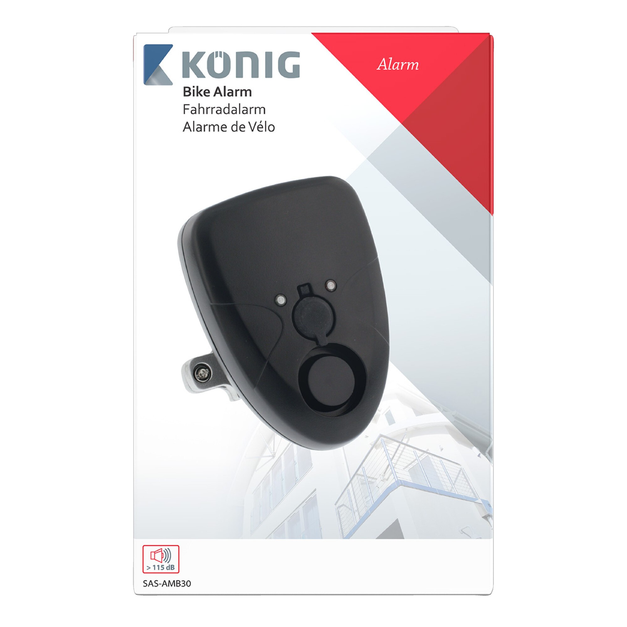 Konig cheap bike alarm