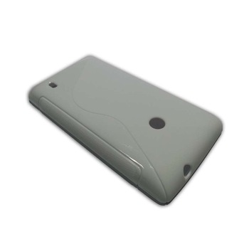 Husa Nokia Lumia 520 - S Line - silicon alb Husa Nokia Lumia 520 - S Line - silicon alb