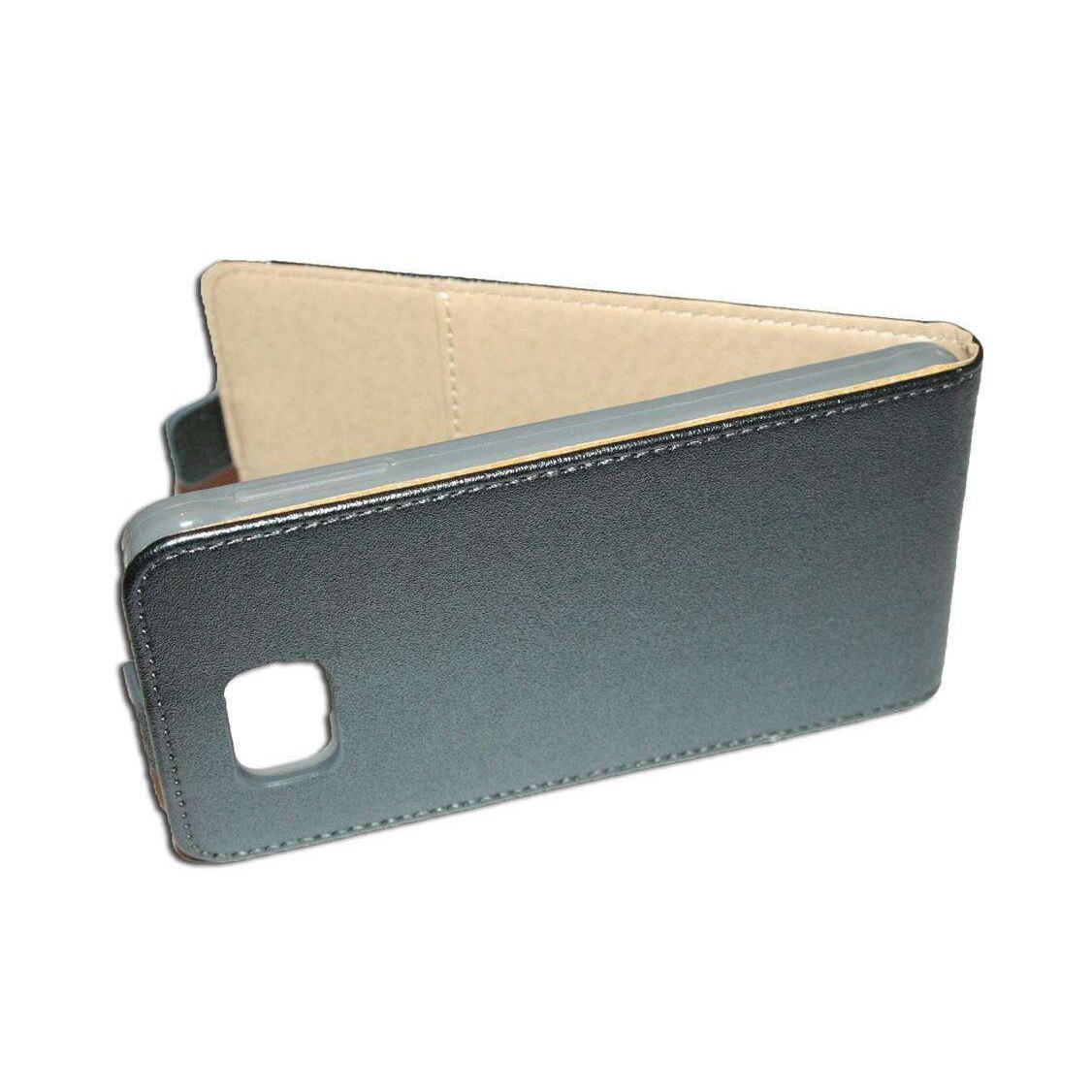 Husa Samsung Galaxy Alpha G850 din Piele ECO POCKET SLIM Culoare Gri