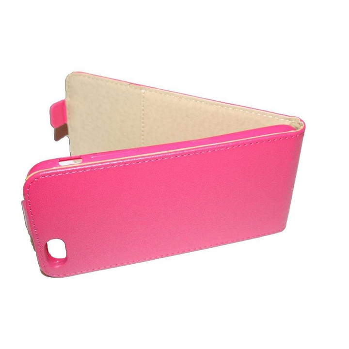 Husa pentru iPhone 6 model SLIM POCKET din Piele ECO roz