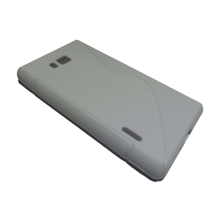 Силиконов кейс LG Optimus L7 P705 Модел S Line Бял цвят