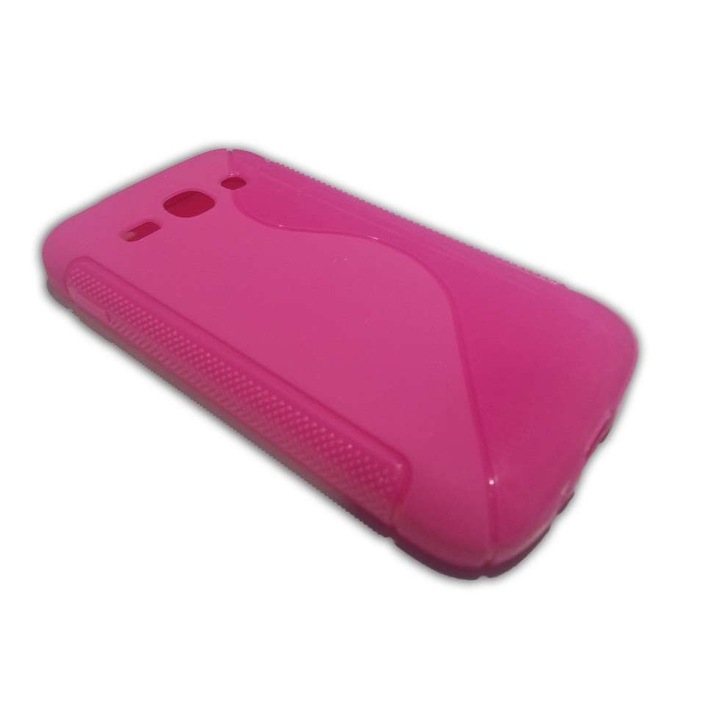 Калъф, Съвместим с Samsung Galaxy Ace 3 S7270 - S Line - розов силикон