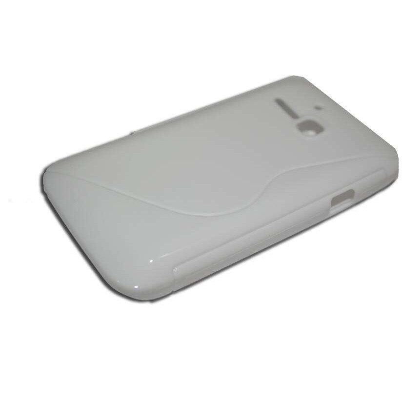 Husa Alcatel MPOP OT-5020D - S Line - silicon alb