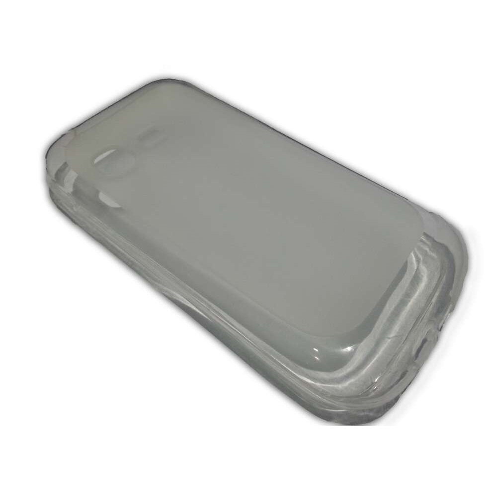 Husa Samsung Galaxy Chat B5330 - silicon alb-transparent