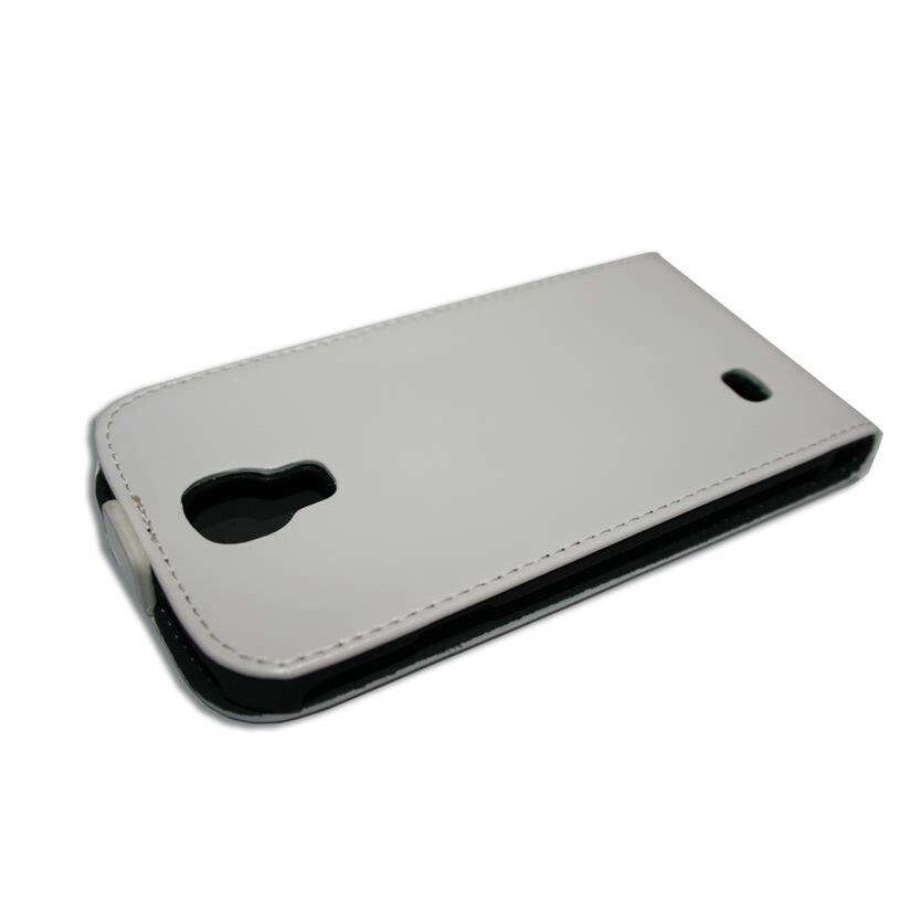 Husa Samsung Galaxy S4 i9500 model SLIM din Piele ECO Alba