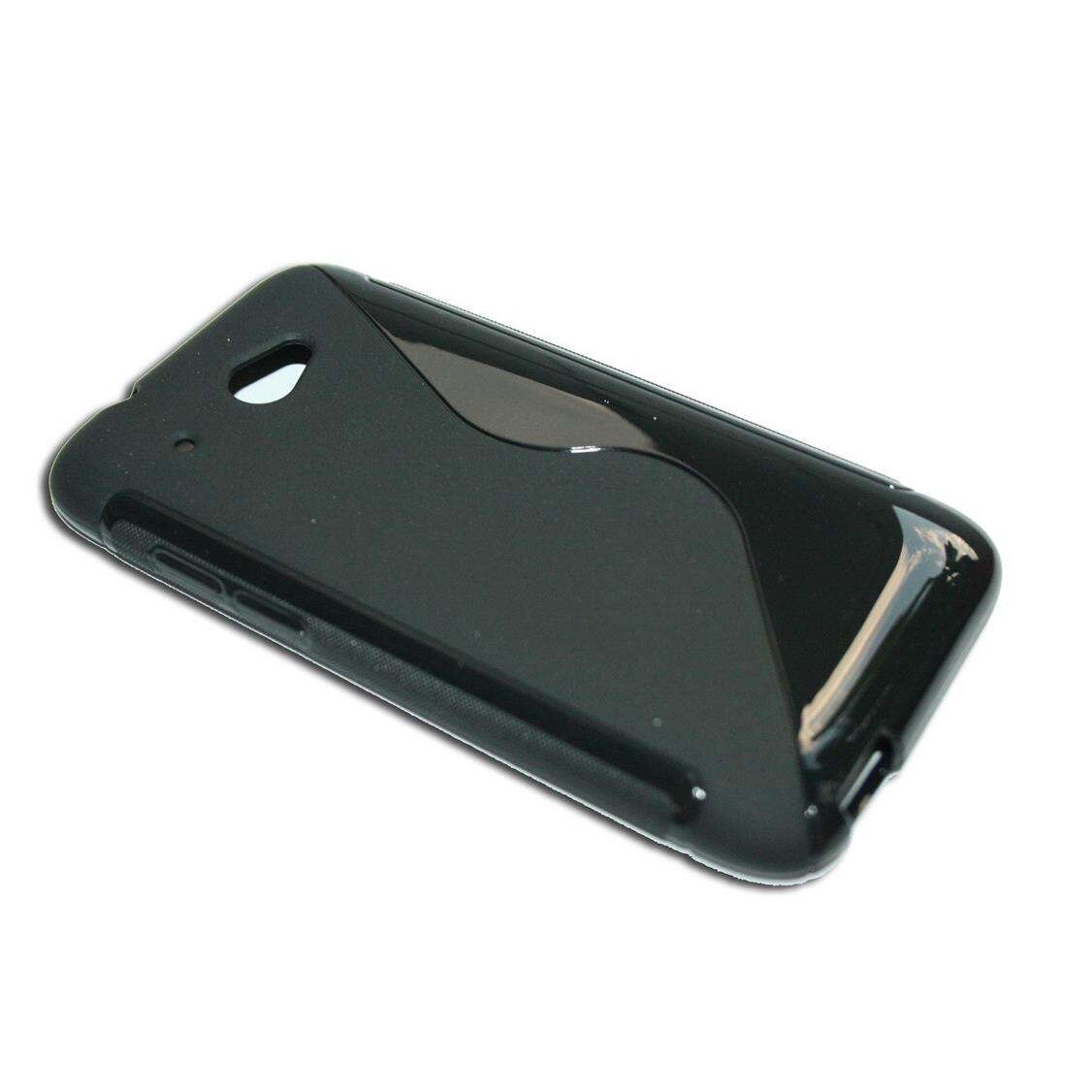 Husa HTC Desire 601 S Line din Silicon de Culoare Neagra