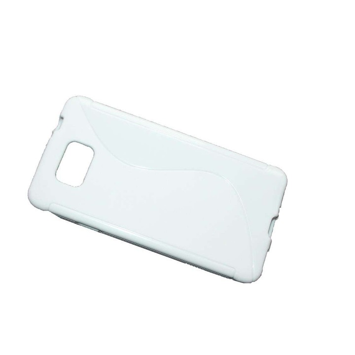 Кейс Съвместим с Samsung Galaxy Alpha G850 от силикон Модел S Line Цвят бял