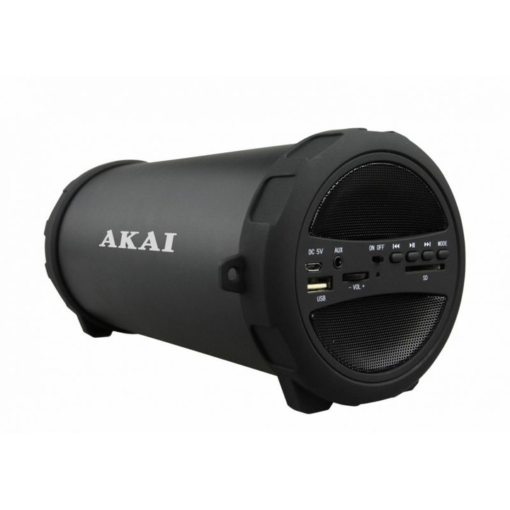 Преносима тонколона Akai ABTS-12C, FM радио, Караоке, Черна
