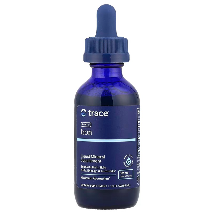 Ionic Liquid Iron 22 mg Trace Minerals, 56 ml, 44 adag