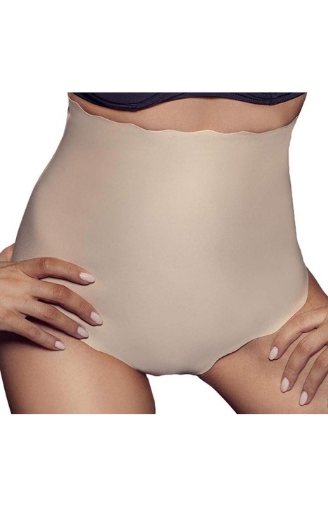 Chilot modelator cu margini invizibile, Mitex LASER L01, Bej, Bej