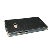 Husa Nokia Lumia 535 model SLIM POCKET din Piele ECO grafit