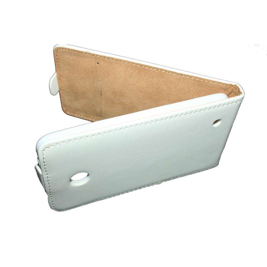 Husa Sony Ericsson Xperia Z3 compact model SLIM FLEXI din Piele ECO Culoare alba