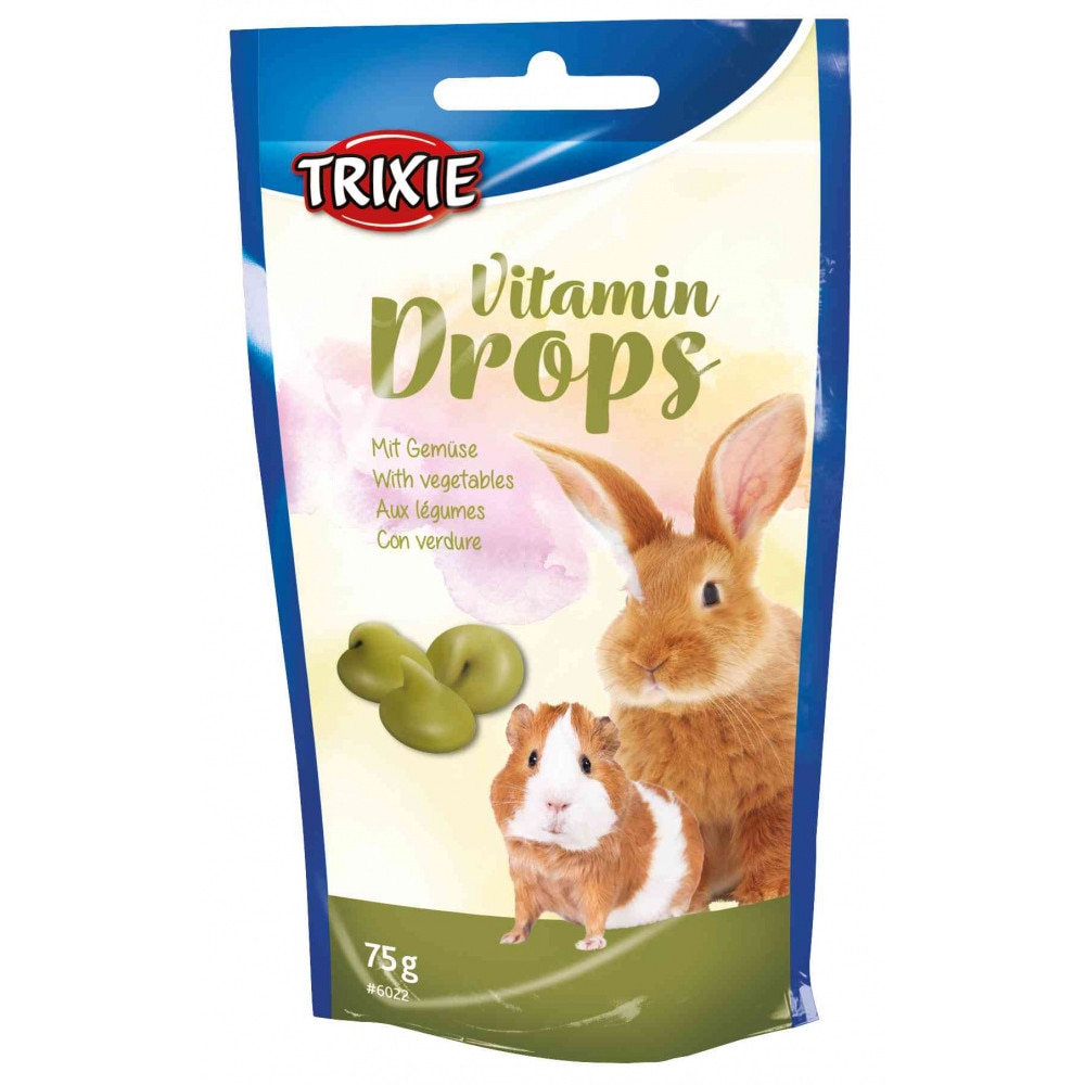 Recompensa Trixie drops vitaminizat cu legume pentru rozatoare 75 g 6022