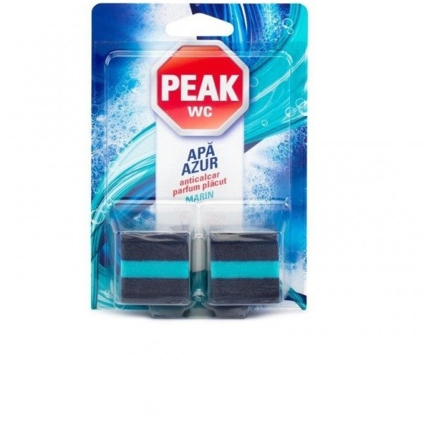 Tablete Peak WC Apa Azur Marin 2 x 50g