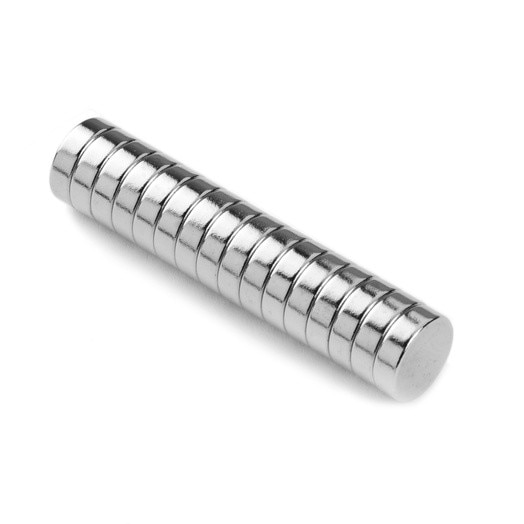 Magnet neodim disc 10mm x 3mm - set de 25 bucati