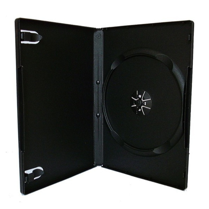 Carcasa slim CD DVD personalizabila, grosime 7 mm, negru
