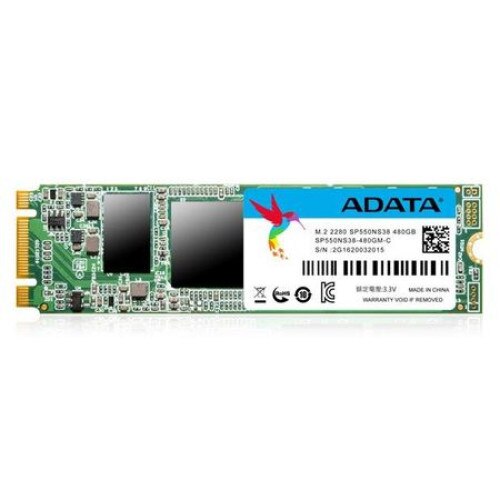 SSD Adata 480GB, M.2 SATA, ASP550NS38-480GM-C,560/510MB/s
