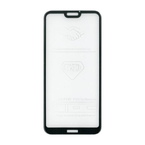 Folie securizata Full Glue Huawei P20 Lite Negru