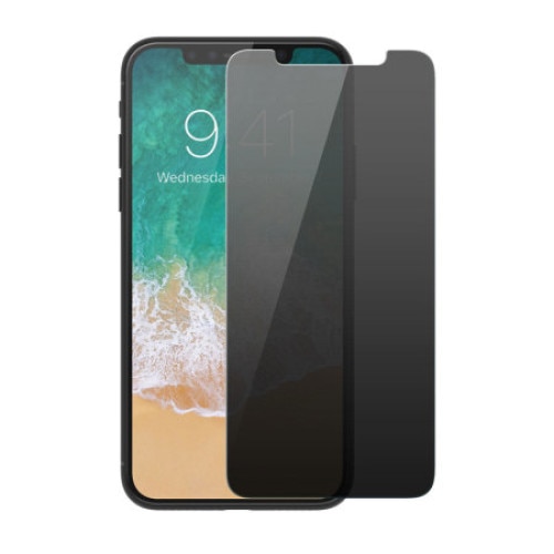Folie de sticla Apple iPhone XS MAX, Privacy Glass MyStyle, folie securizata duritate 9H