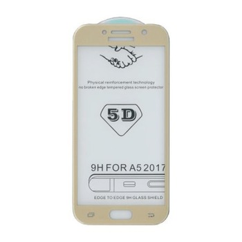 Folie sticla 5D Gema pentru Samsung Galaxy A5 2017, auriu Folie sticla 5D Gema pentru Samsung Galaxy A5 2017, auriu