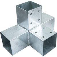 Conector grinzi lemn 4 conexiuni 91 x 305 x 200 x 200 mm Connex