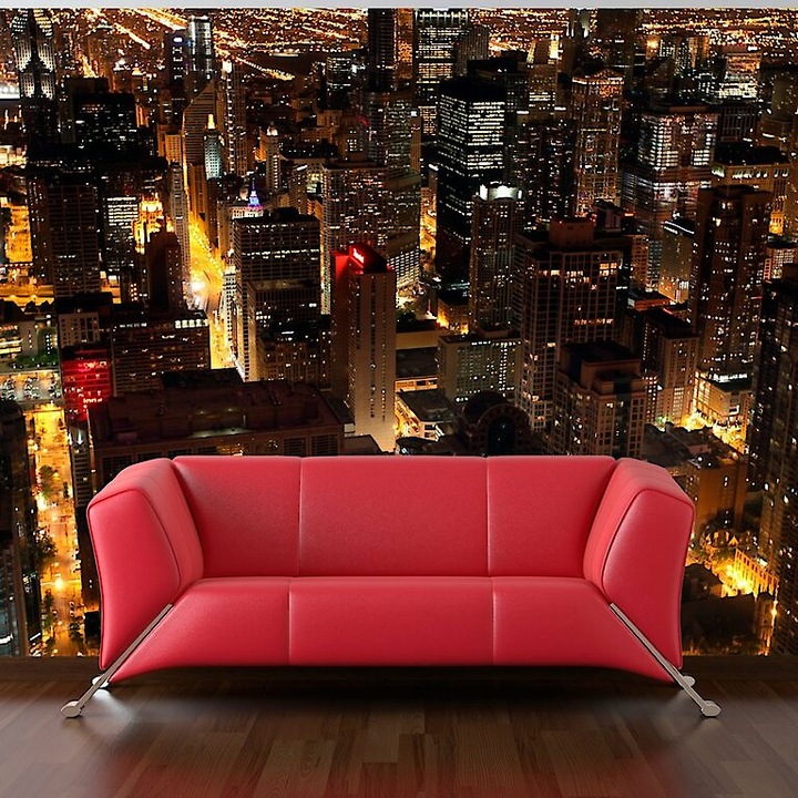 Fotótapéta - Város éjszaka - Chicago, USA 450x270