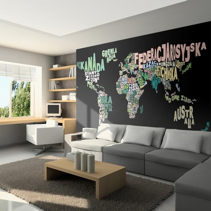 Fotótapéta - geography in polish 400x309