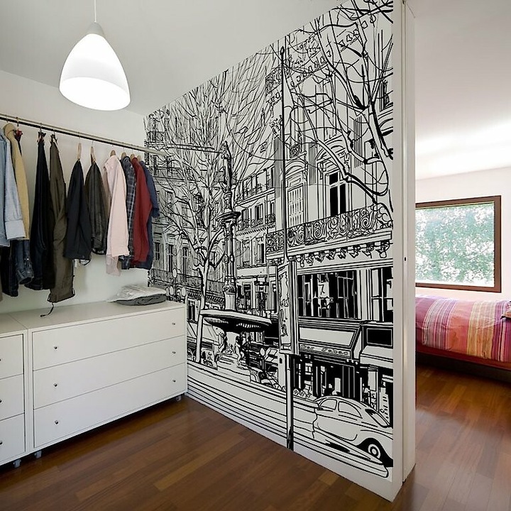 Fotótapéta - Párizsi szökőkút vázlata 450x270