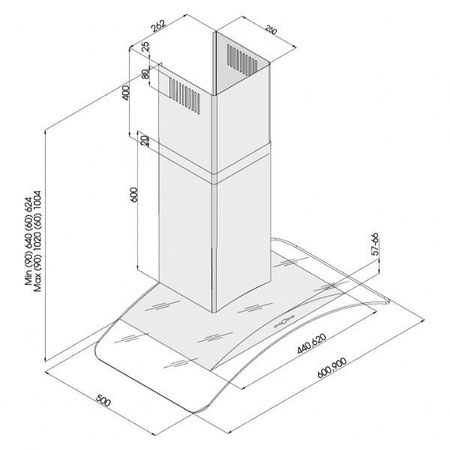 Pachet Pyramis SMARTLINE BLACK ELEGANT, cuptor electric 5 functii, plita cu gaz si hota decorativa