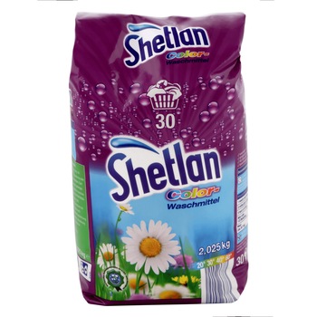 Detergent pudra pentru rufe colorate Shetlan, 30 spalari, 2,025kg, Multicolor Detergent pudra pentru rufe colorate Shetlan, 30 spalari, 2,025kg, Multicolor