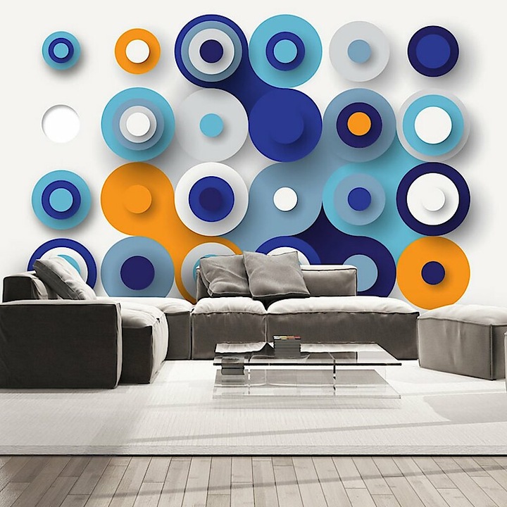 Fotótapéta - Játékos karikák 400x280