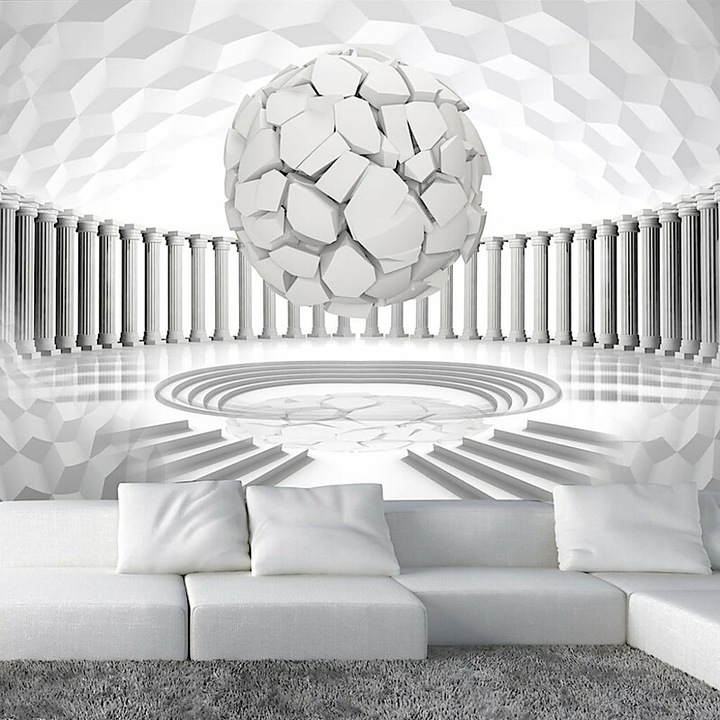 Fotótapéta - Lebegő papírlabda 400x280